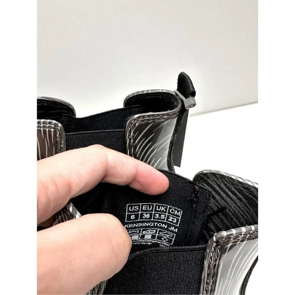 Cougar Printed‎ Waterproof Rubber Rain Boots Kensington Size 6 New